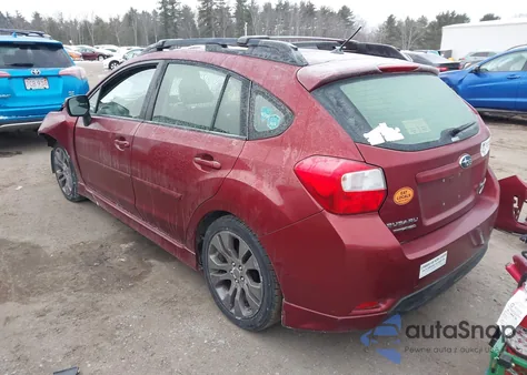 2012 Subaru Impreza 2.0I Sport Premium from USA, damaged, VIN JF1GPAL66CH230461